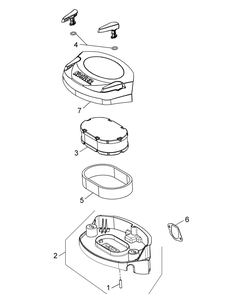 Kohler Kt735-3012 Air Intake And Filtration Diagram and Parts List for XT2-LX46KH (13WQA1CT010)(2015) Cub Cadet Lawn Tractor
